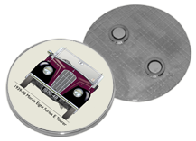 Morris 8 Series E Tourer 1939-48 Round Fridge Magnet